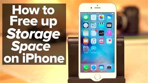 how to free up iphone storage space